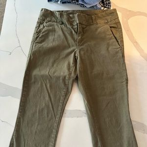 J Crew Andie Vintage slim-straight stretch chino pant